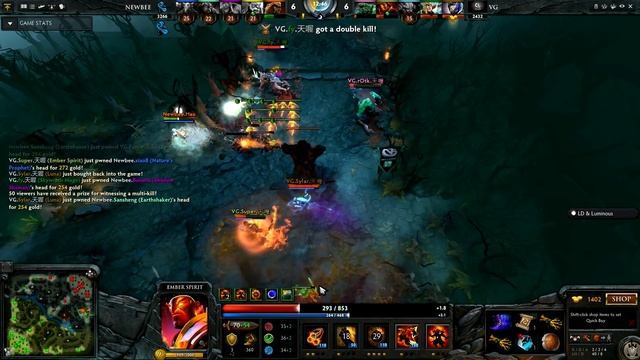 Dota 2 - #TI4 Beautiful Play by VG vs Newbee [Main Event] смотреть онлайн