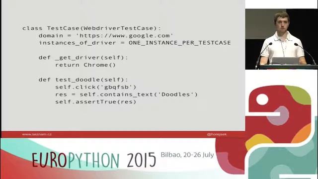 Michal Hořejšek - Testing web apps with Selenium смотреть онлайн