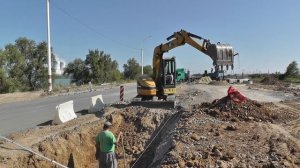 Коп траншеи под лотки. Мини экскаватор Cat 305sr/