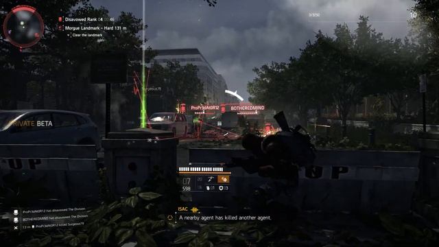 First Solo Manhunt - Full Manhunt - The Division 2 Beta Dark Zone Gameplay смотреть онлайн
