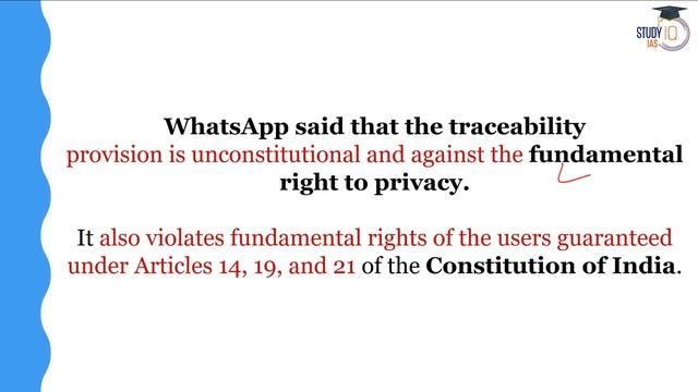 WhatsApp Vs Govt | Why WhatsApp is Threatening to Leave India? | UPSC смотреть онлайн