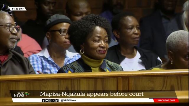 Nosiviwe Mapisa-Nqakula | Mapisa-Nqakula arrives in court смотреть онлайн