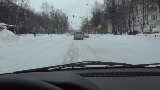 СНЕЖНЫЙ АПОКАЛИПСИС В ПОДМОСКОВНОМ ГОРОДКЕ Видное. 13.02.2021. смотреть онлайн