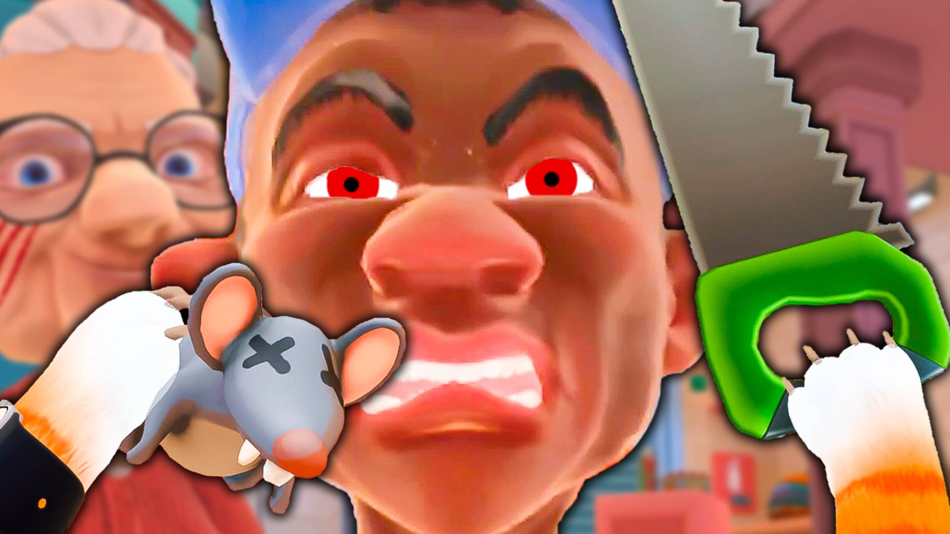 БАБУЛЯ ДЕРЖИТ РАБА В ГАРАЖЕ! И да, там РАТАТУЙ! I AM CAT VR! / Часть 24 / смотреть онлайн