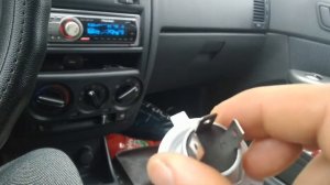 Диодные лампы в фары Хундай Гетц   вместо галогена