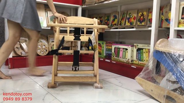 Lắp ráp ghế ăn dặm cho bé bằng gỗ chất lượng cao (tăng giảm chiều cao) смотреть онлайн