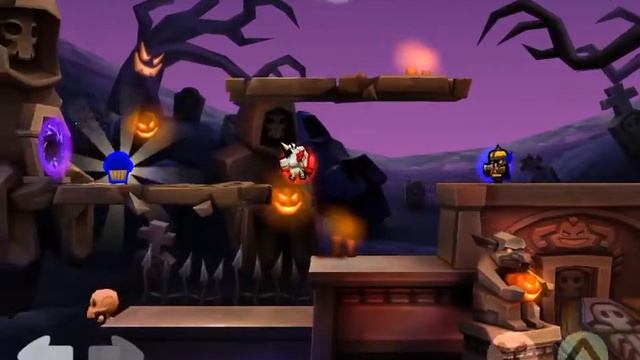 Muffin Knight : Collected 5 muffins in Level Grave Yard смотреть онлайн