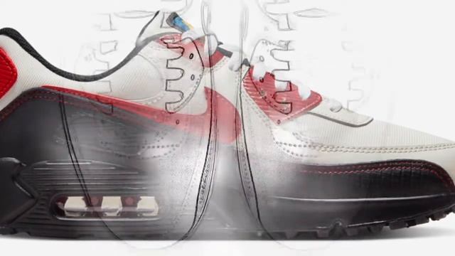 Nike Air Max 90 SE Sail Red смотреть онлайн