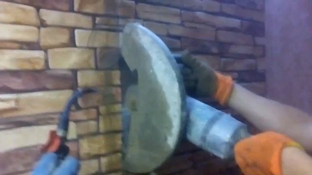 Резка армированой бетонной стены (как резать стены) смотреть онлайн