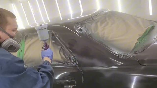 Покраска восстановленого Skyline R34