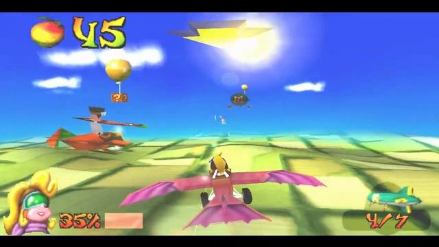 Crash Bandicoot 3: Warped на 105% #22: Bye Bye Blimps (Кристалл + гема). смотреть онлайн