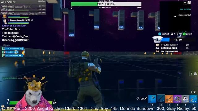 Follower Fri... Saturday Fortnite! Come play with A Polar Bear! смотреть онлайн