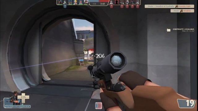 TF2 Sniper does the Quick Scope thing смотреть онлайн