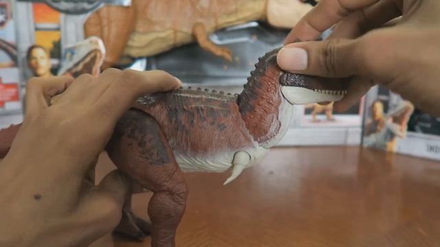 Jurassic World Mattel Carnotaurus Toy Review смотреть онлайн