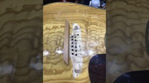 Ремонт гитары исправление грыжи на деке гитары часть-2