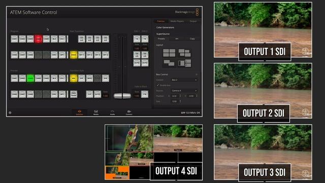ATEM SDI Extreme ISO - 4 Salidas - Outputs смотреть онлайн