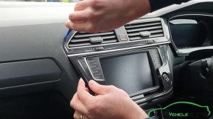 VW TIGUAN MK2 - How To Remove Radio Stereo Infotainment Display Screen Removal