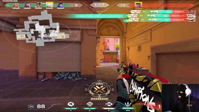 This Resolution Hits Different In Valorant...REACTION EX-Police #38