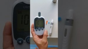 华语解释 尿酸检测器Urit-10 uric Acid & Blood Glucose Meter