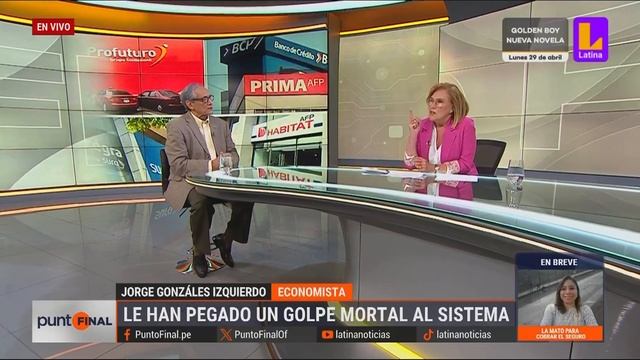 Entrevista a Jorge González Izquierdo sobre retiro de fondos de AFP смотреть онлайн