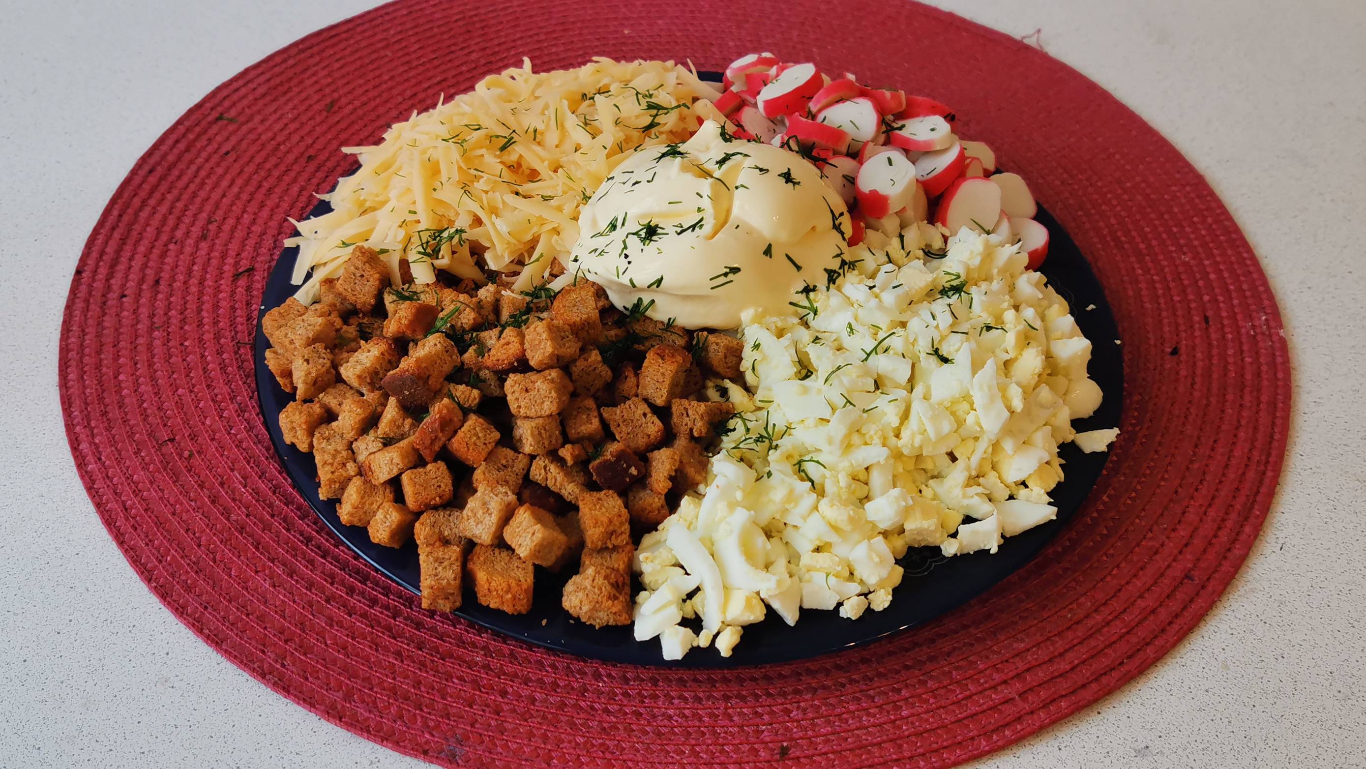 САЛАТ НА НОВЫЙ 2025 ГОД ЗА 5 МИНУТ. ВСЁ СМЕШАЛ И ГОТОВО. Готовим дома вкусный и быстрый салат. смотреть онлайн