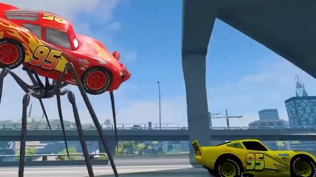 EVIL Lightning McQueen.EXE Super MegaMix Coffin Dance Cover смотреть онлайн