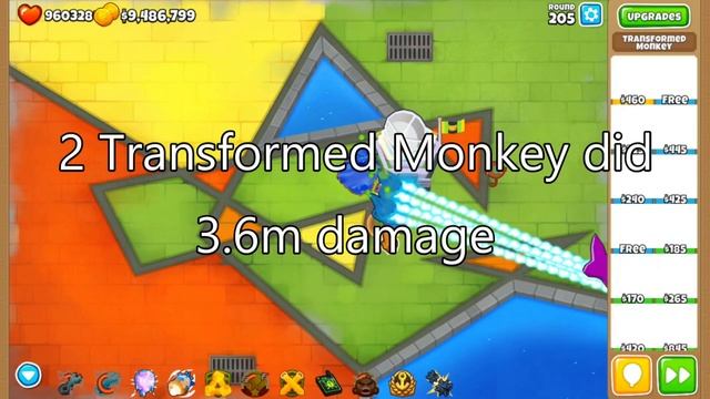 God Boosted 2 Transformed Monkey vs. Mini Sun Avatar (Bloons TD 6) смотреть онлайн
