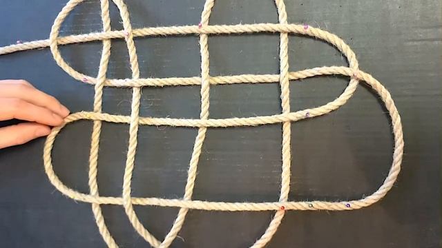 МК Подставка под горячее из каната смотреть онлайн
