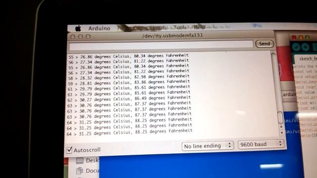 Termometer Arduino смотреть онлайн