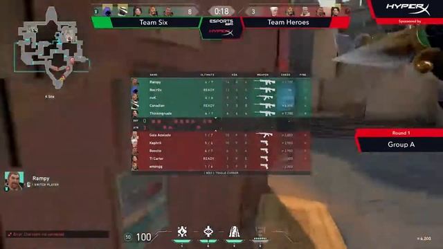 ESPN Esports VALORANT Invitational - Team Six vs. Team Heroes | ESPN Esports смотреть онлайн