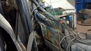 Диагностика пневмоподвески DAF105.