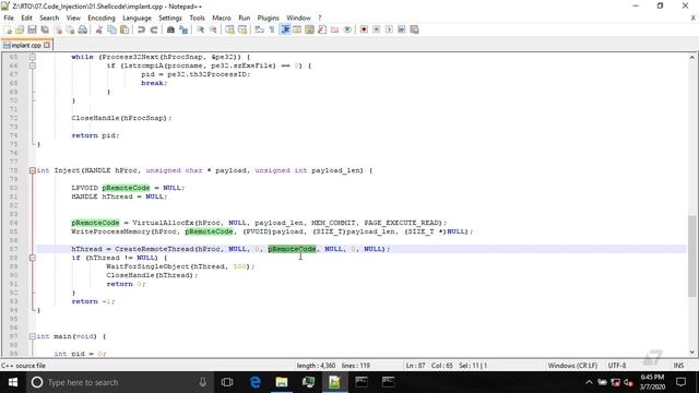 20 Implementing code injection смотреть онлайн