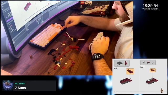 LEGO Star Wars 75333 - Obi-Wan Starfighter - Timelapse смотреть онлайн