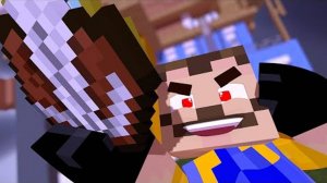 СОСЕД ИЗМЕНИЛ БУДУЩЕЕ! ПРИВЕТ СОСЕД В МАЙНКРАФТ [перезалив]