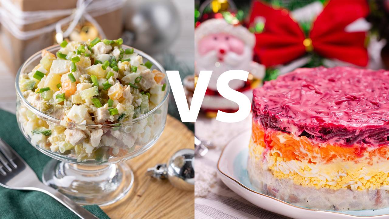 Устали от шубы и оливье? 5 рецецептов вкусных салатов смотреть онлайн