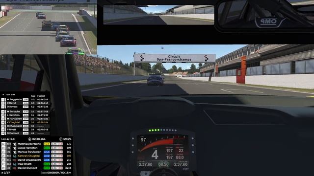 iRacing Touring Car Challenge @ Spa (Honda Civic Type R) - 14/12/21 смотреть онлайн