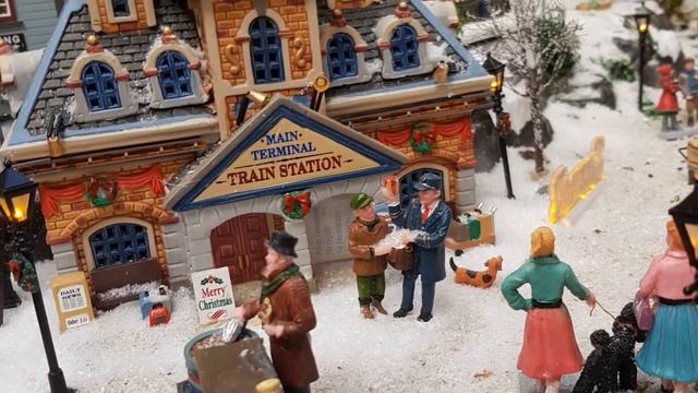 Village Lemax Noël Botanic Blagnac. Lemax village miniature Christmas Collection. смотреть онлайн