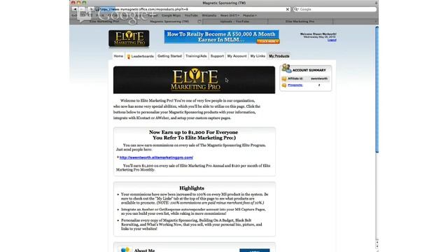 Magnetic Sponsorings Elite Marketing Pro with the Garbage Guy смотреть онлайн