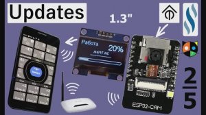 (Перенесено с ютуба) 2/5  Display 1,3» , ESP32-CAM, RCS .