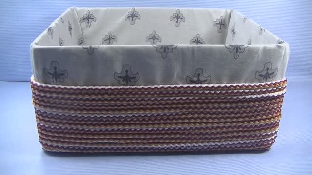 Декор коробки из картона . Коробка для хранения своими руками . смотреть онлайн