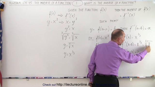 Algebra Ch 45: The Inverse of a Function (1 of 15) What is the Inverse of a Function? смотреть онлайн