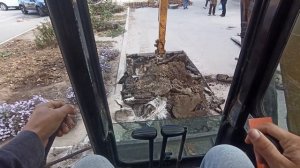 Модернизация водопровода. Мини экскаватор. Mini Excavator.