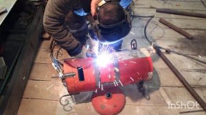 печь из огнетушителя