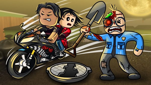 БАЙКЕРЫ (Хулиганская история в Роблоксе)