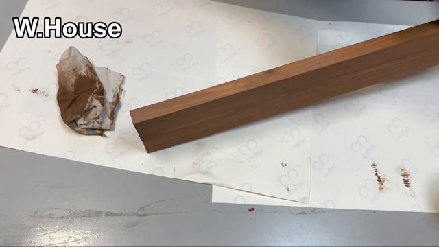 W.House - масло с карнаубским воском. Нанесение состава, шлифовке 80. Белая основа. Премиум качество смотреть онлайн