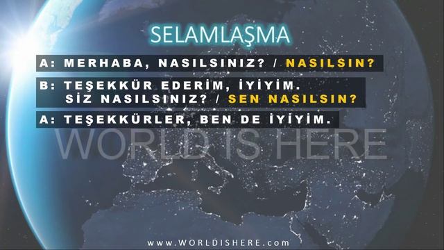 Учим Турецкий Язык -005- Познакомимся Selamlaşma - (на русском) смотреть онлайн