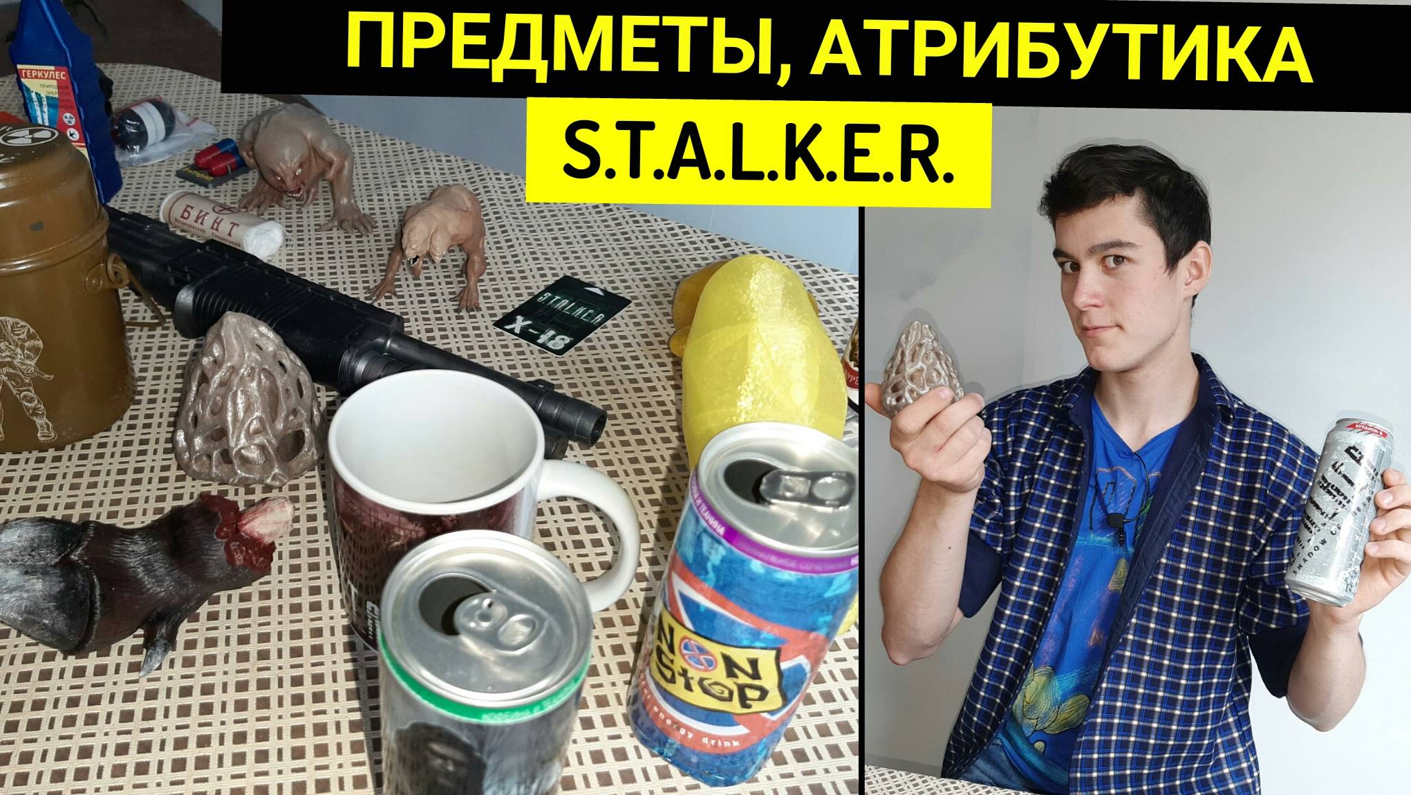 Собрал Коллекцию Предметов по игре S.T.A.L.K.E.R. (Артефакты, Фигурки, Медикаменты и др.) смотреть онлайн