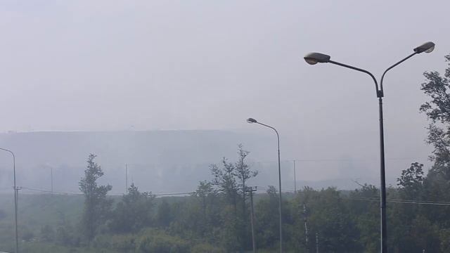 Горит Левашовская свалка смотреть онлайн