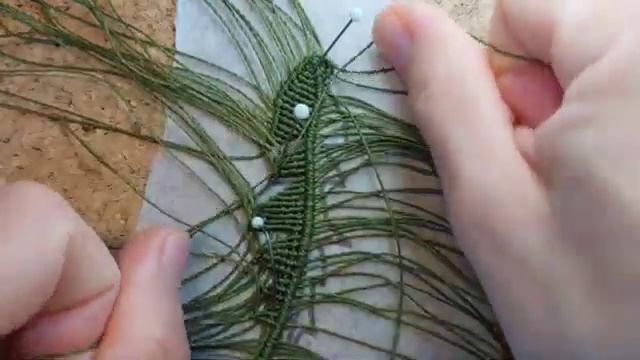 Плетение одуванчика. Листок. смотреть онлайн