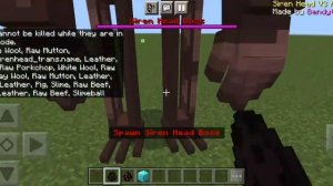 Мод на сиреноголового для майнкрафта